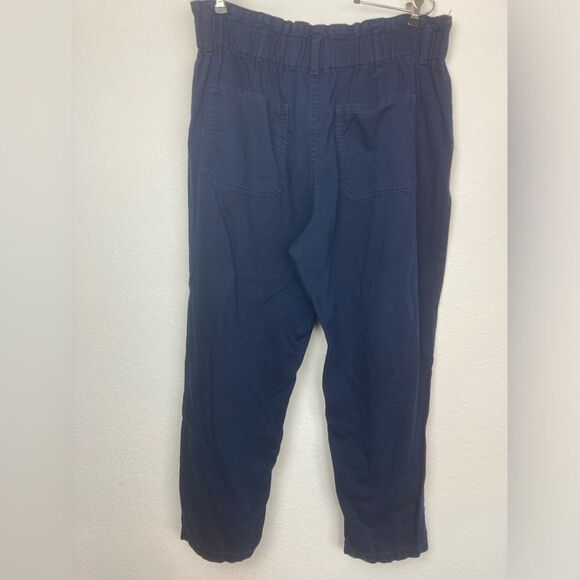 Time and Tru brushed twill trousers w/ elastic high waist Annie Hall vibes - Picture 2 of 8